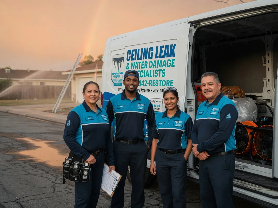 Ceiling Leak Cleanup company in Mechanicstown, OH