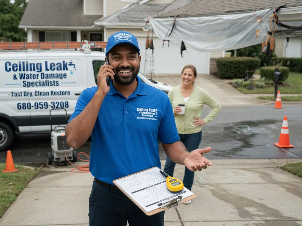 Ceiling Leak Cleanup Mechanicstown, OH FAQs